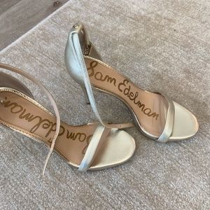 Sam Edelman champagne gold heels